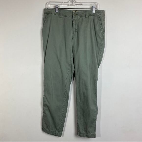 WOOLRICH SUNDAY CHINO PANT TROUSER SAGE GREEN SZ 8 - Picture 3 of 11